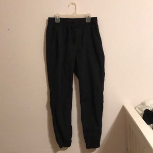 Hollister black cargo joggers